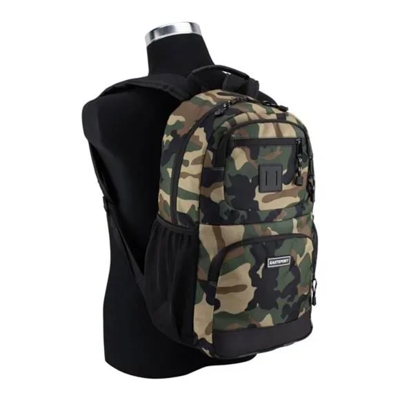 Eastsport Unisex Eclipse Core Backpack, Army Camo - Picture 3 of 5